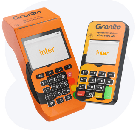 Maquininha de cartão Granito nas versões POS e mPOS para facilitar transações na conta digital PJ.